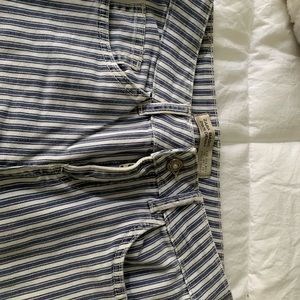 Striped jeans